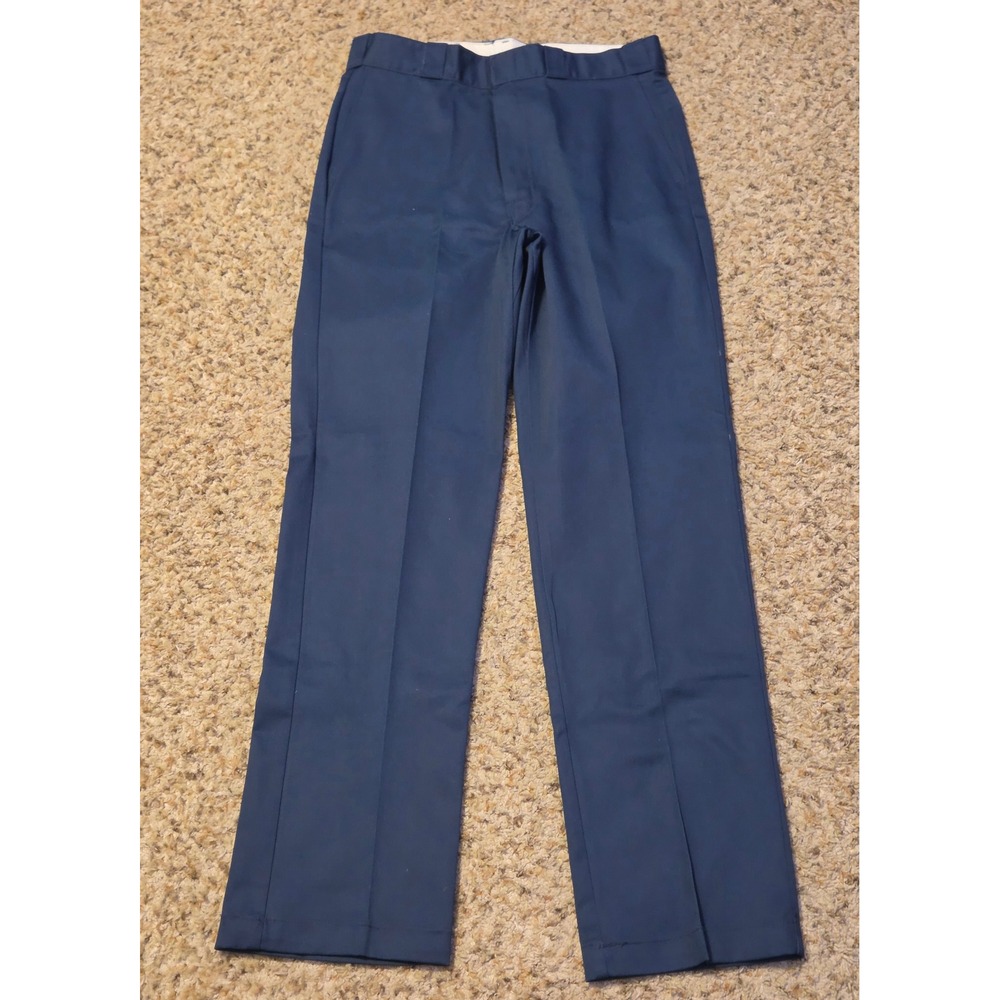 Dickies Straight Leg Pants Men's Size 32x34 Navy